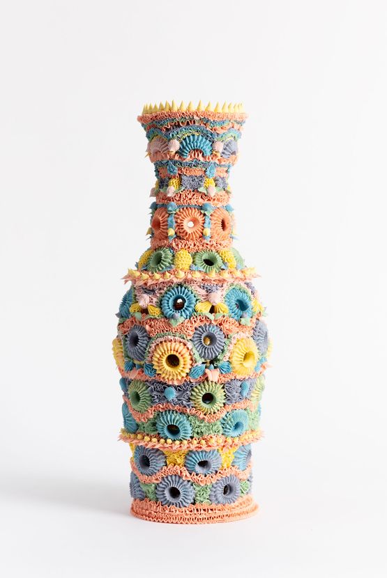 Rococo Delight Poke Pot by Ebony Russell contemporary artwork Sculpture