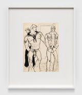 Untitled Preparatory Drawing from Kake vol. 7 - Tea Room Odyssey by Tom of Finland contemporary artwork works on paper