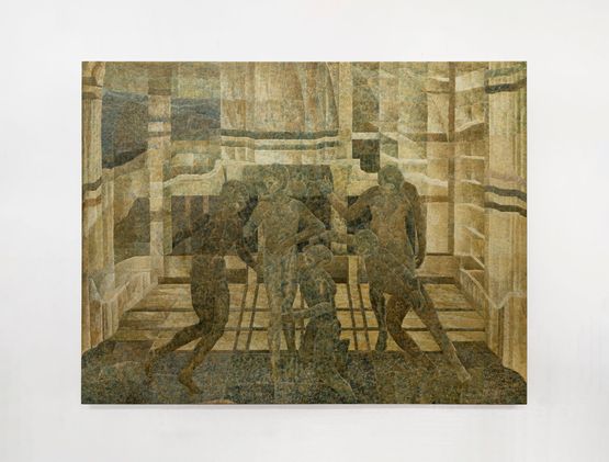 Untitled a source transcribing tunings within ancient harmonies by Tim Buckovic contemporary artwork Painting