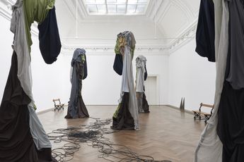 Contemporary art exhibition Sandra Mujinga Time As a Shield at Kunsthalle Basel Switzerland