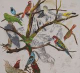 The Grand Excursion by Enrique Martinez Celaya contemporary artwork painting drawing