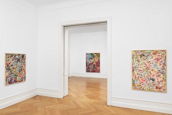 Contemporary art exhibition Richard Hawkins Collage Paintings Gesture Paintings at Galerie Buchholz Berlin Germany