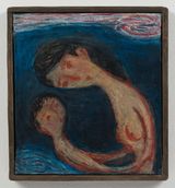 At the Spring by Masao Nakahara contemporary artwork painting works on paper