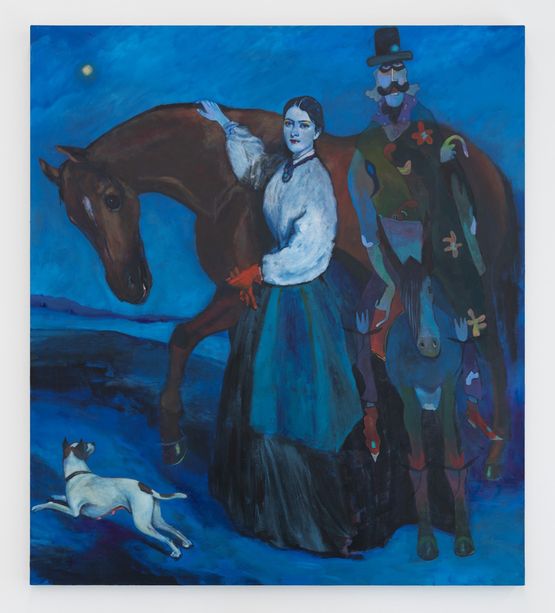 Red Gloves by Joshua Petker contemporary artwork Painting
