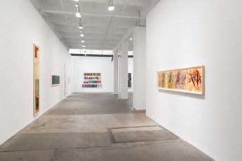 Contemporary art exhibition Nancy Spero Woman as Protagonist at Galerie Lelong  Co. New York United States