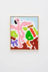 Flamingo by Jiri Mayer contemporary artwork painting