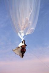 SKY KISS by Otto PieneCharlotte Moorman contemporary artwork