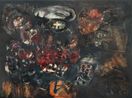 Ritual Seremonial by I Nyoman Sukari contemporary artwork Painting