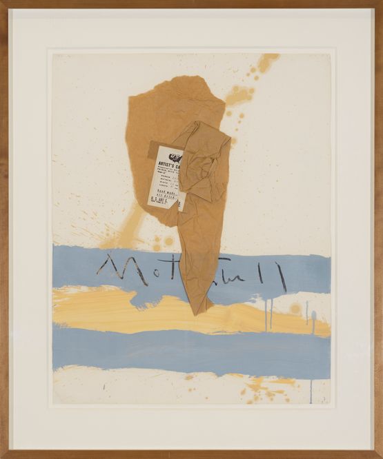 U.S Art New York N.Y. by Robert Motherwell contemporary artwork Painting