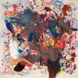 Loaded Green 1 by Julie Rrap contemporary artwork painting