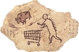 Peckham Rock by Banksy contemporary artwork sculpture