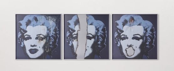 Portrait of a Self Portrait of a Self as Marilyn Set of 3 by Douglas Gordon contemporary artwork Design