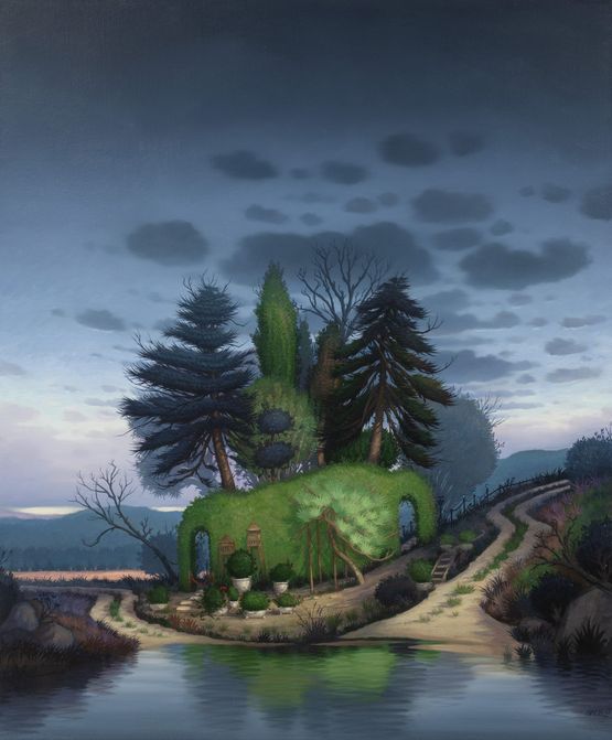 Mountains not Mystics by Alexander McKenzie contemporary artwork Painting