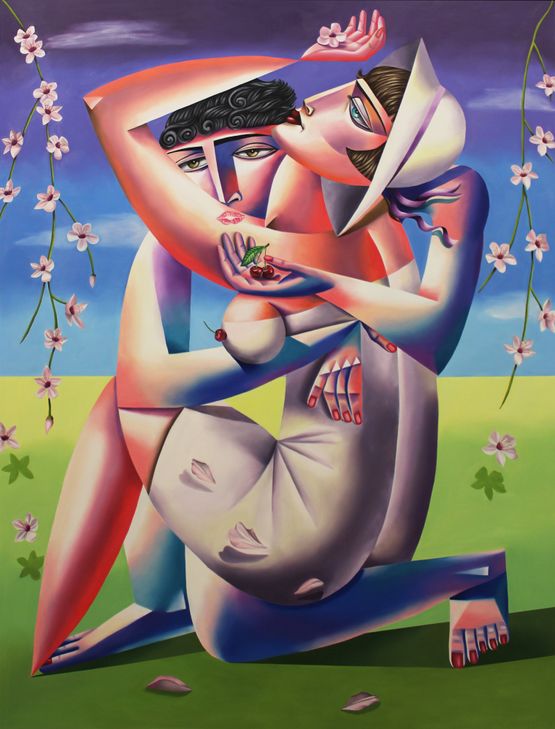 Tri-cycle by Jade Ching-Yuk Ng contemporary artwork Painting