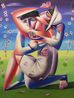 Tri-cycle by Jade Ching-Yuk Ng contemporary artwork Painting