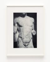 Athletes torso by James Welling contemporary artwork photography