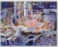 Lavenders Blue by Cecily Brown contemporary artwork Painting