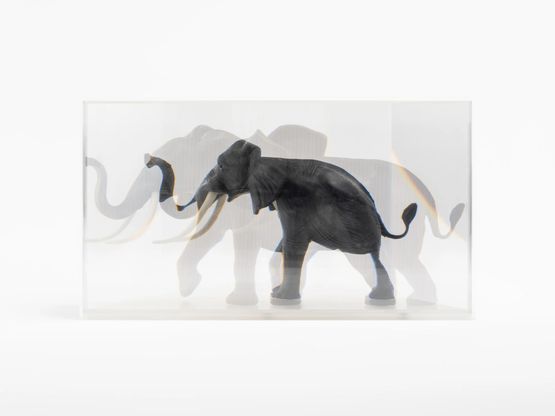 Prism Toy-Elephant2 by Kohei Nawa contemporary artwork Mixed Media