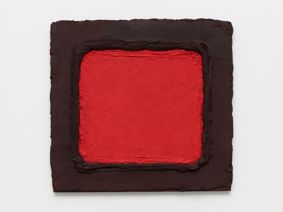 Rouge brun by Bram Bogart contemporary artwork Painting