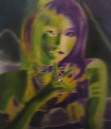 The Girl 12.32 by Cody Choi contemporary artwork drawing painting print