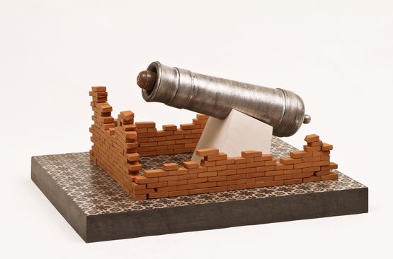 The human cannonball by SebastiaN GordiN contemporary artwork Sculpture