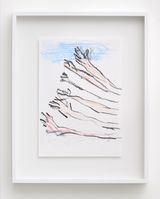 De-Fossilization Of The Look Dialogue With Madonna Del Parto by Pelagie Gbaguidi contemporary artwork works on paper drawing