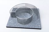 Untitled by Dan Graham contemporary artwork sculpture