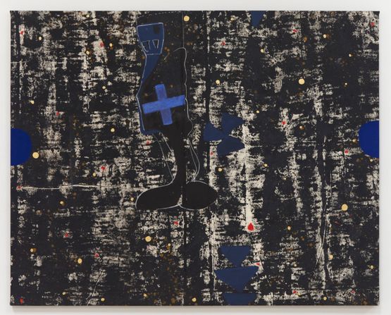Traveler in the Cosmos 4 by Ouattara Watts contemporary artwork Painting