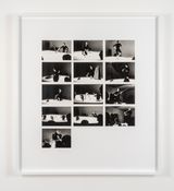 Bulls Eye performance sequence by Rose Finn-Kelcey contemporary artwork photography