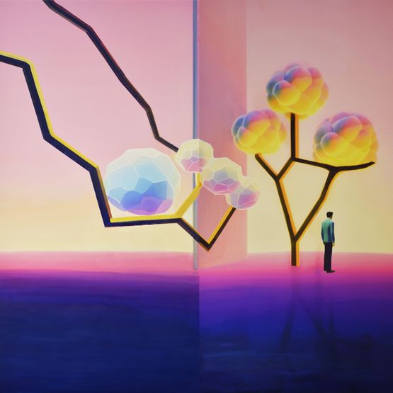 Illusionary Charms by Lin Jingjing contemporary artwork Painting