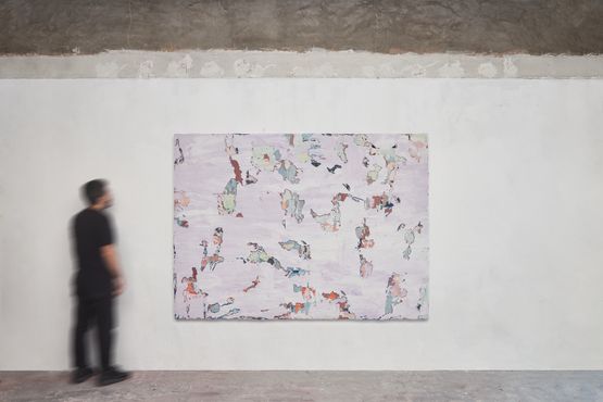 Ruina roxa by Manoela Medeiros contemporary artwork Painting