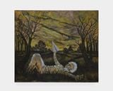 In the Dim Light Meadow Body Shimmer by Dominic Chambers contemporary artwork painting