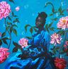 Ada in Blue by Olamide Ogunade Olisco contemporary artwork Painting