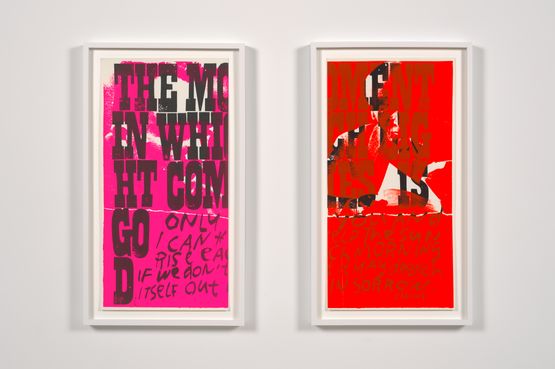only you and i two parts by Corita Kent contemporary artwork Print