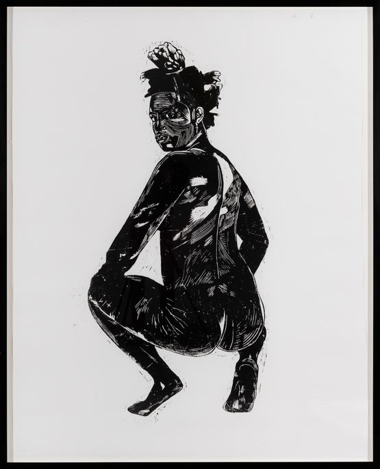 The Session Series What Chu Lookin at Ho by Khaleb Brooks contemporary artwork Painting