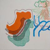 All Four by Harold Cohen contemporary artwork painting