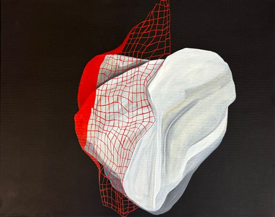 Don39t Be Light by Artemis Kotioni contemporary artwork Painting