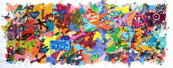 Good Life by Cyril Kongo contemporary artwork Painting