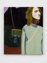 Alyssa by the Swings by Chantal Joffe contemporary artwork painting