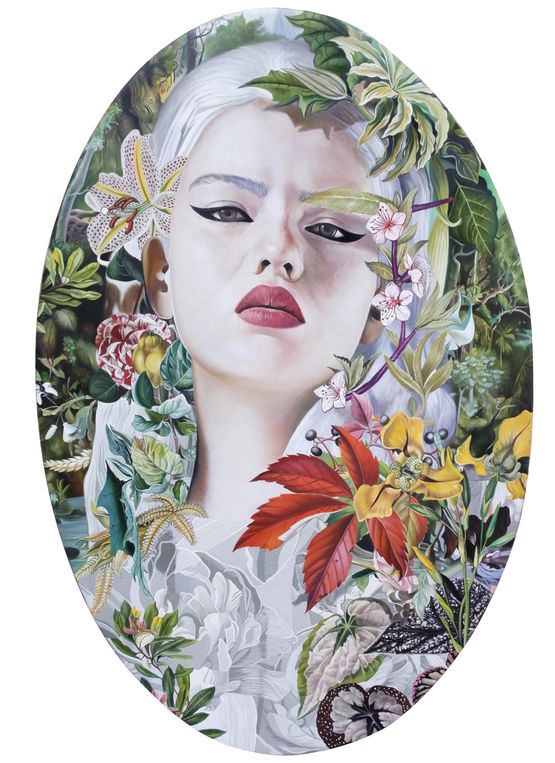 Ophelia by Andres Barrioquinto contemporary artwork Painting