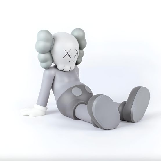 Holiday Taipai - grey by KAWS contemporary artwork Sculpture