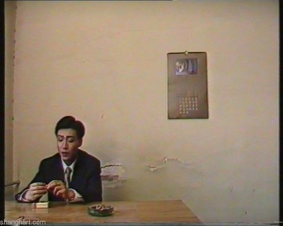 Talk by Zhu Jia contemporary artwork Moving Image