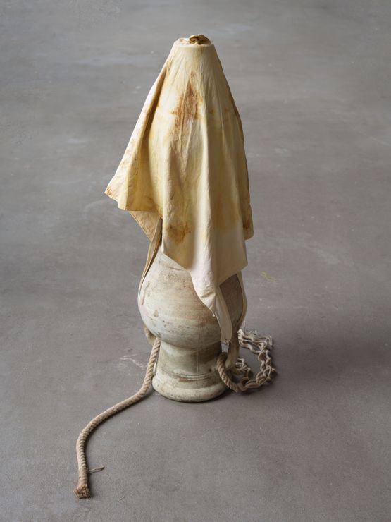 Here by Dan Lie contemporary artwork Textile