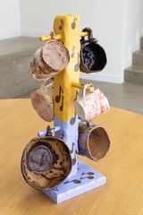 Glazed ceramic cups by Karl Fritsch contemporary artwork sculpture