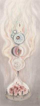 Distilling form by Zhang Xiaoli contemporary artwork painting
