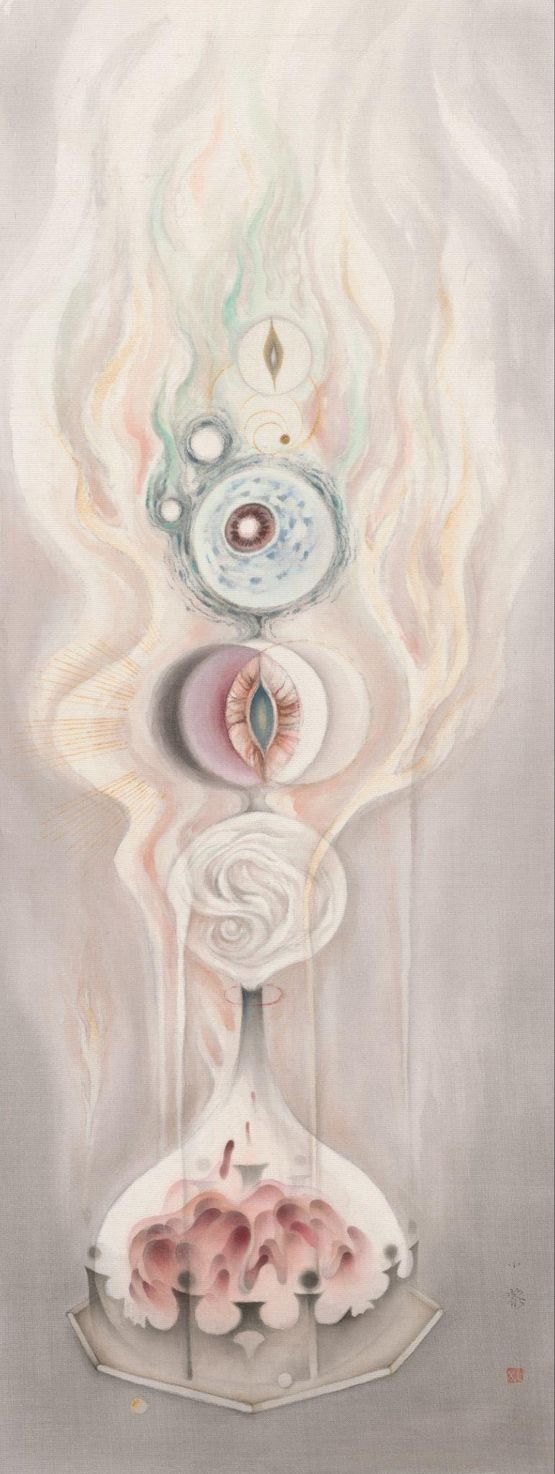 Distilling form by Zhang Xiaoli contemporary artwork Painting