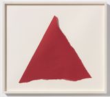 R344 - Triangle with Bottom  Right Sides Removed by Sol Lewitt contemporary artwork works on paper