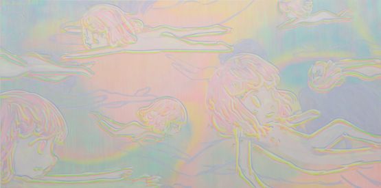 Navigating uncertainty by Yeo Kaa contemporary artwork Painting