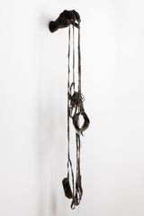 Noose by Fiona Hall contemporary artwork textile