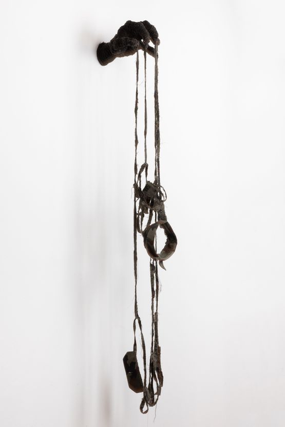 Noose by Fiona Hall contemporary artwork Textile